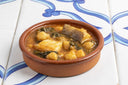 Garbanzos con bacalao